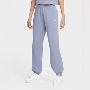 Nike Blue-Gray Joggers w/ Zipper Pockets - Warm Comfy Y2K Baggy